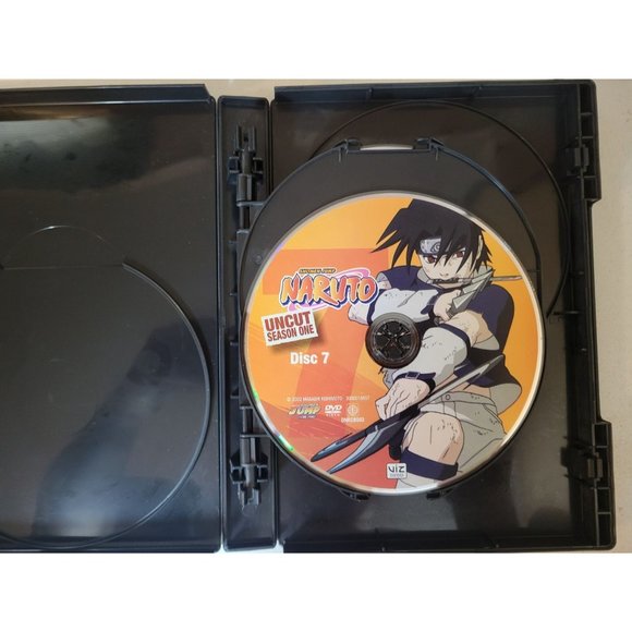 Shonen Jump - Naruto Uncut: Season 1 Volume 2 Box Set (2009, 6 Disc Set) Anime - Picture 2 of 6
